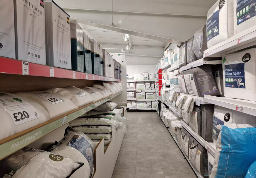 dunelm bedding aisle